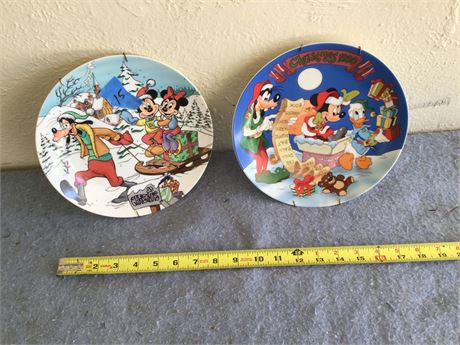 1989 & 1990 Collectable Disney Plates