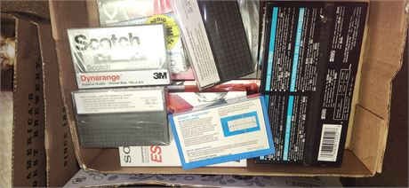 New Unused Cassette Tapes & Other Tapes