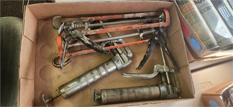 Lot Of Grease Guns