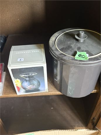 Ice Bucket and Vase