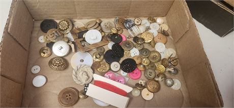 Lot Of Various Buttons