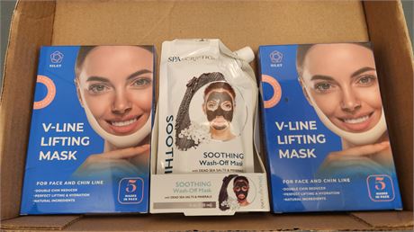 V-Line Face Mask & Soothing Wash Off Mask