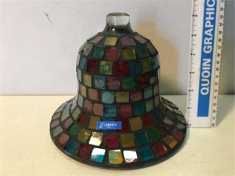 Elements Glass Mosaic Tile Candle Holder