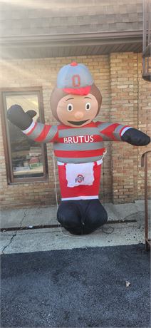 Large Ohio State Brutus Blow-Up. Has Several Small Holes That Need Repaired.
