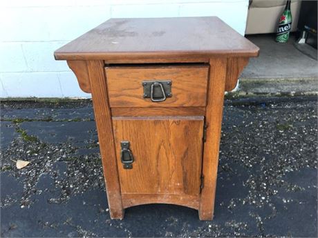 Wood Side Table