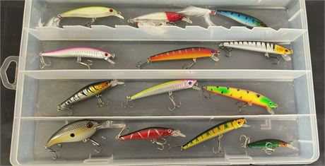 Fishing Lures & Storage Case