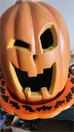Decorative Halloween Pumpkin & Serving Bowl