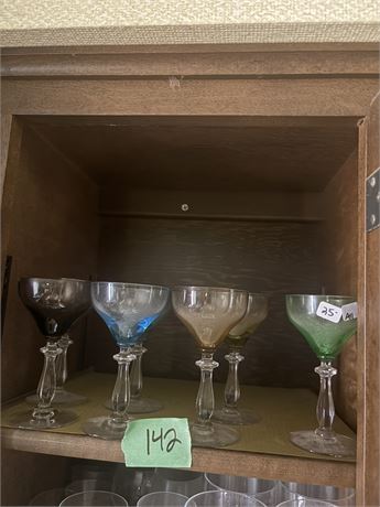 Vintage Colored Glassware