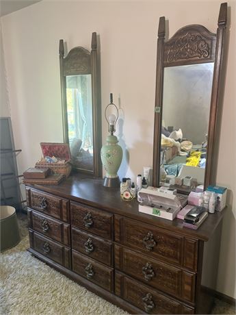 Dresser with Mirrors