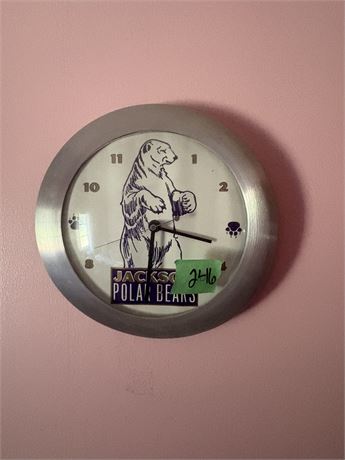 Wall Clock, Jackson Polar Bears