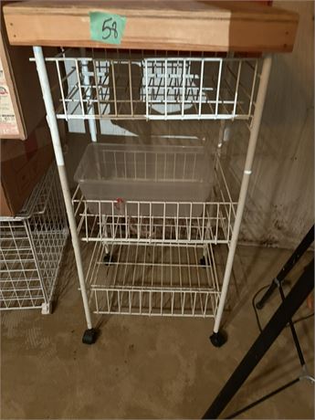 Kitchen Basket Cart
