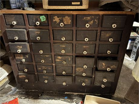 Vintage Apothecary Cabinet