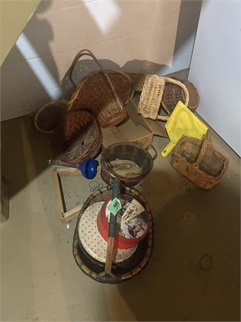 Basket and Tins