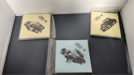 Lot Of Ford Collectible Napkins