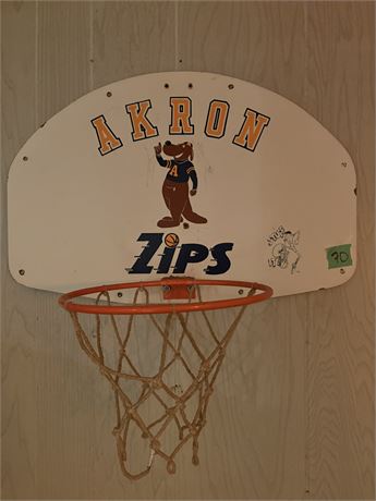 Akron Zips Basketball Hoop