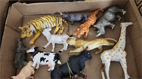 Lot Of Toy Animals