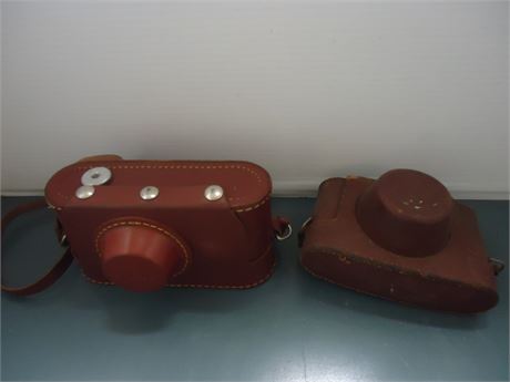 2 Vintage Cameras & Cases