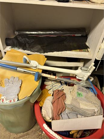 Work Gloves, Rags