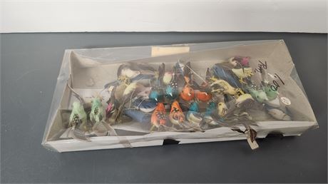 Lot Of Various Small Decorative Birds