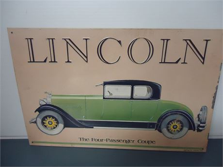 Lincoln Metal Sign