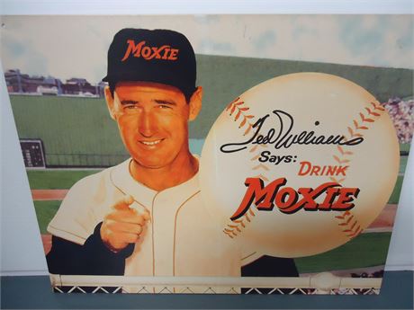 Moxie Metal Sign