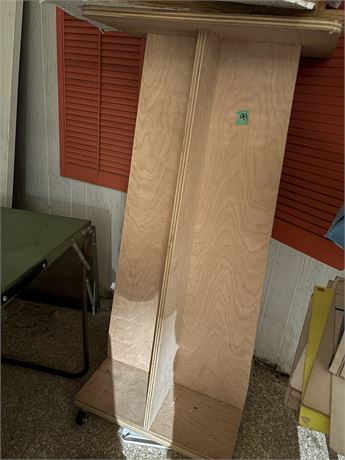 Wood Stand on Wheels