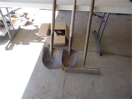 Shovels and Rake