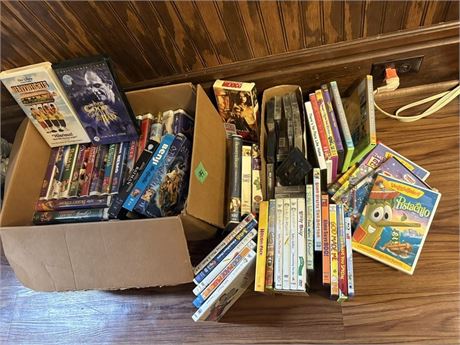 VHS Tapes, DVDs