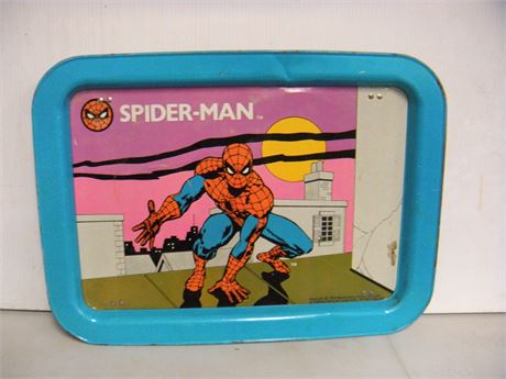 1979 Spiderman Metal Lap Tray