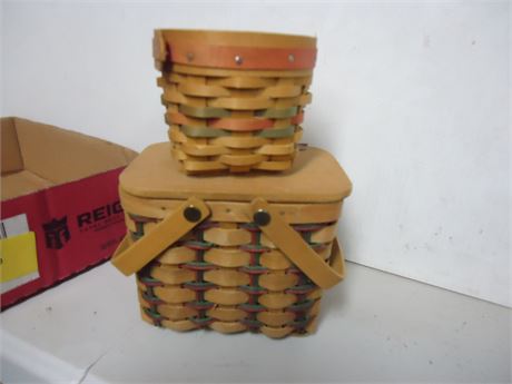 2 Wicker Baskets