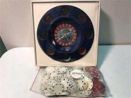 Drinking Roulette & Poker Chips