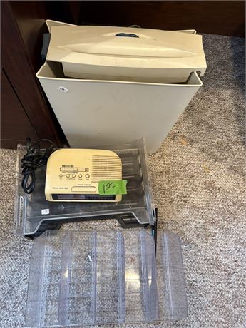Shredder, Clock, Organizers