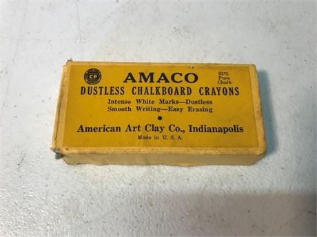 Vintage Amaco Dustless Chalkboard Crayons