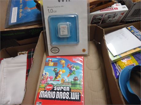 Super Mario Bro.WII & 1.0 GB Memory Card For WII