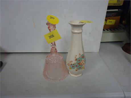 Glass Bell & Vase