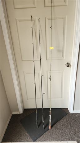 Eagle & Shakespeare SC 400 & One With No Brand Name On It Fishing Rods