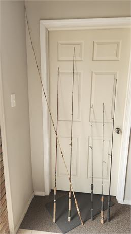 Lot Of Fishing Rods. BrokenTips. Need Repaired