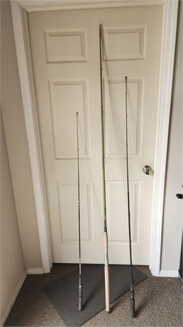Daiwa Apollo Graphite Rod & Johnny Walker SR 78 Rod & Zebco Rod