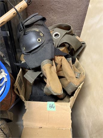 Knee Pads, Misc Box Lot