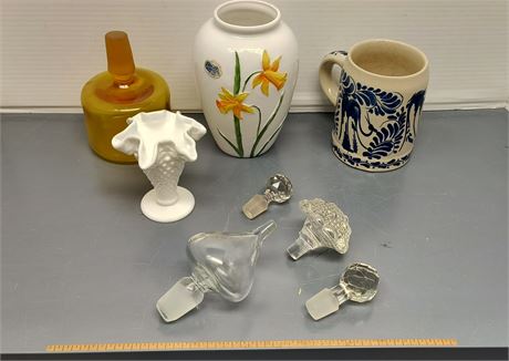 Flat Of Miscellaneous Glass & Pottery