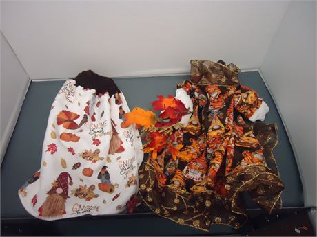 Cement Goose Clothes & Gnome Kitchen Towel