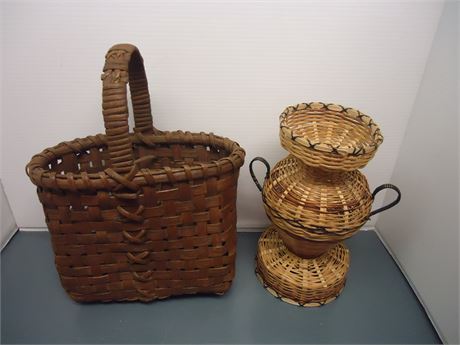 2 Wicker Baskets