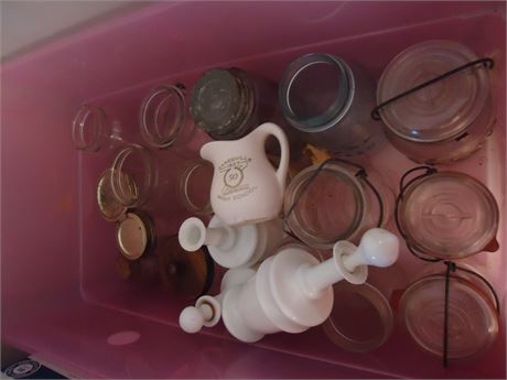 Canning Jars & Misc.Glassware
