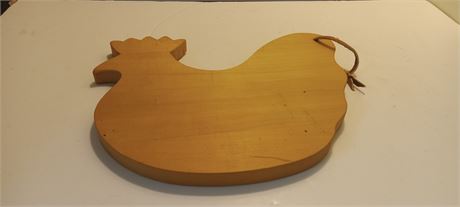 Wood Chicken Shaped Cutting Board
