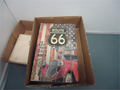 Route 66 Itek Hidden Metal Book Safe