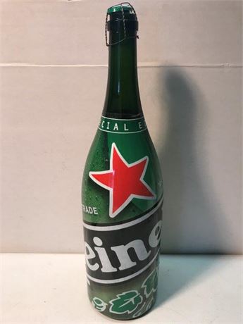 Large Special Edition Heineken Bottle (Empty)