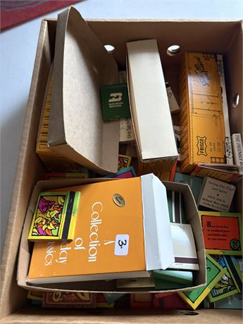 Matchbooks Box Lot