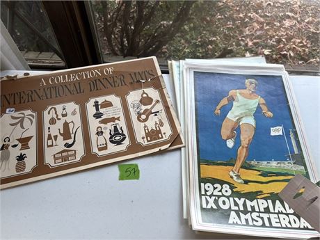 Vintage International Dinner Mats