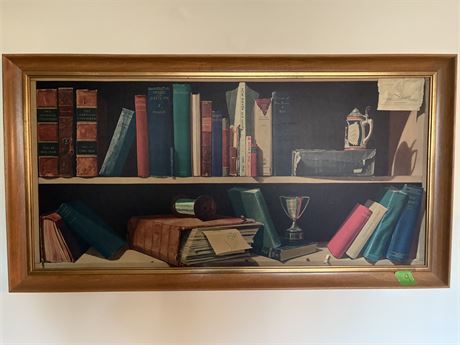 1951 "The Bookcase" Kenneth Davies Art