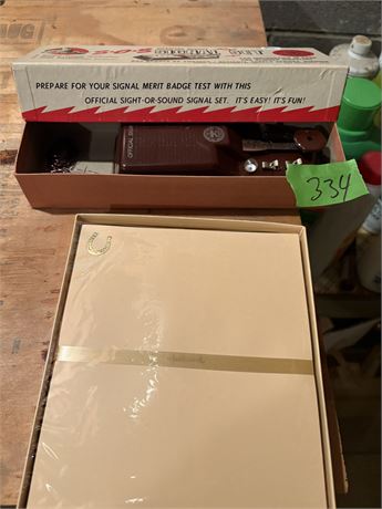 Vintage S.O.S. Signal Set